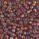 Miyuki seed beads 6/0 - Silverlined dark topaz ab 6-1005